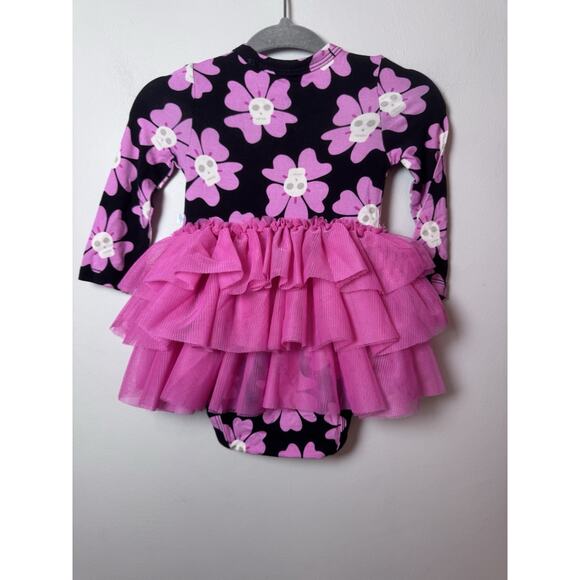 Posh Peanut Bamboo Long Sleeve Tulle Dress Girl Fall Halloween 0-3 Months NEW - Picture 9 of 9